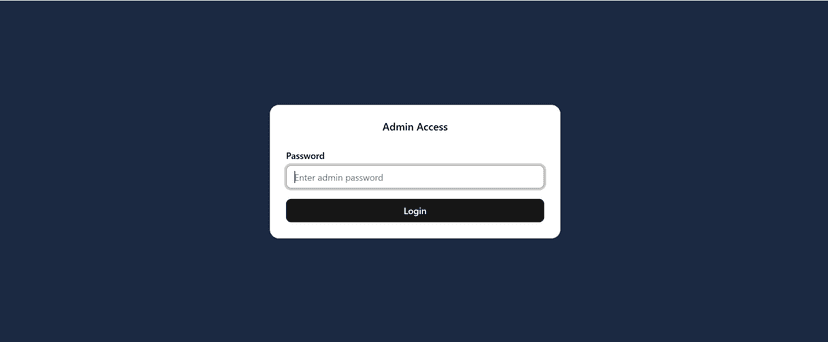 Secure authentication system for voters.